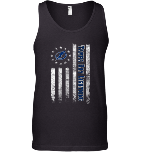 NHL American Flag Hockey Sports Tampa Bay Lightning Tank Top