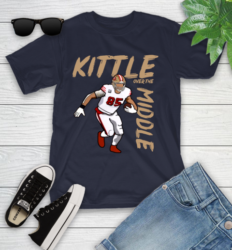 George Kittle Kittle Over the Middle San Francisco Shirt 103