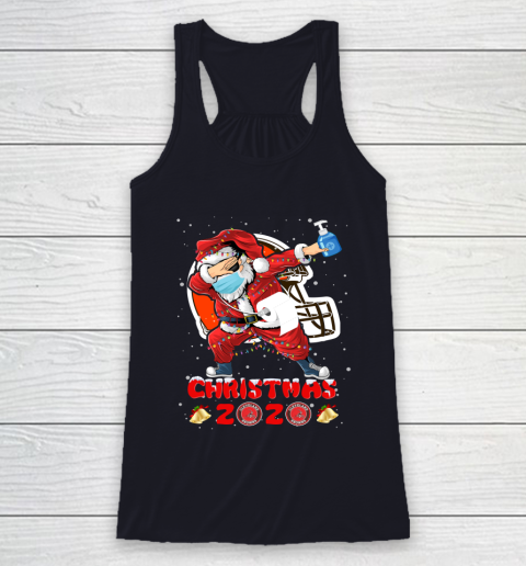 Cleveland Browns Funny Santa Claus Dabbing Christmas 2020 NFL Racerback Tank 7