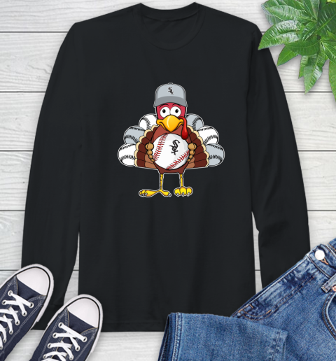 Chicago White Sox Turkey thanksgiving Long Sleeve T-Shirt 2