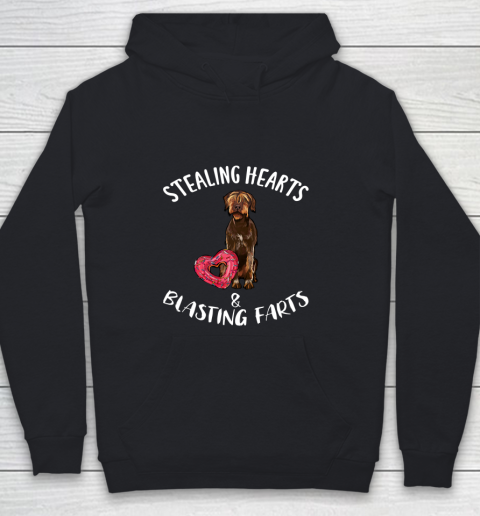 Stealing Hearts Blasting Farts Wirehaired Pointing Griffon Youth Hoodie