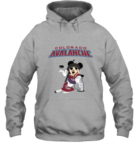 Mickey Colorado Avalanche With The Stanley Cup Hockey NHL Hoodie