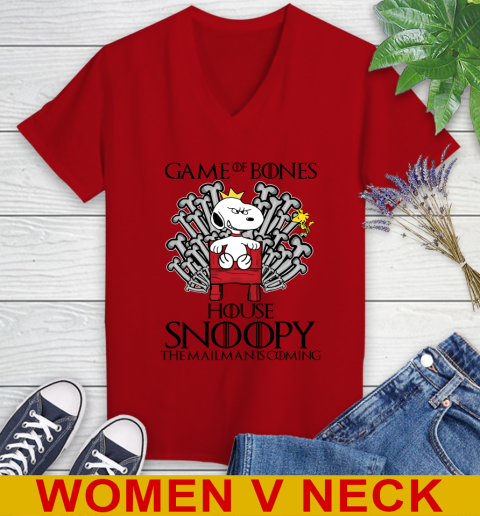 Game of bones house snoopy the mailman is coming tshirt 68