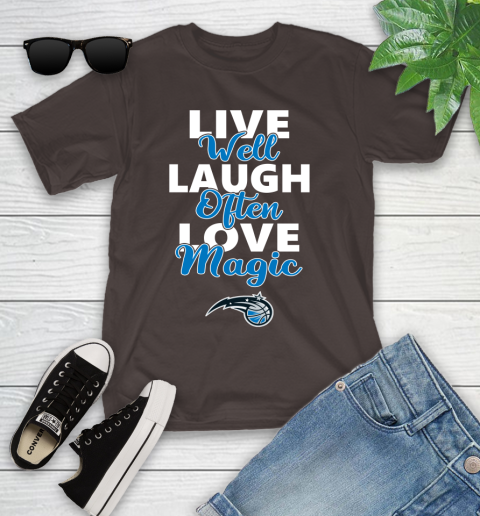 NBA Basketball Orlando Magic Live Well Laugh Often Love Shirt Youth T-Shirt 6
