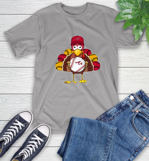 Atlanta Braves Turkey thanksgiving T-Shirt 6