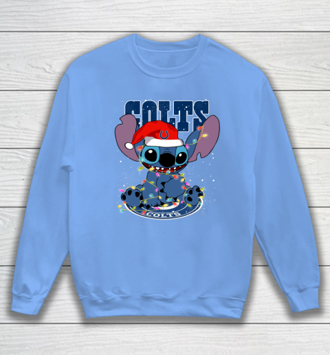 Indianapolis Colts NFL Football noel stitch Christmas Sweatshirt 7