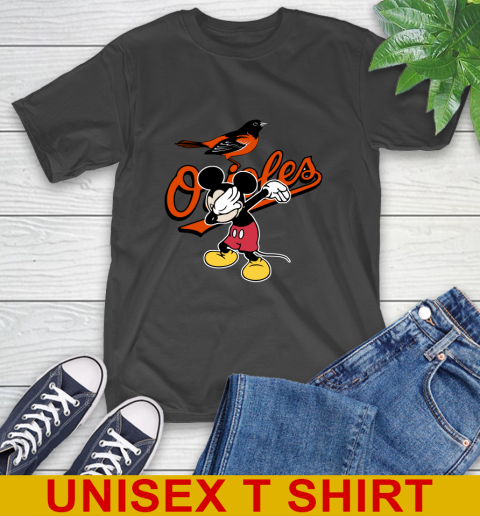 Baltimore Orioles MLB Baseball Dabbing Mickey Disney Sports T-Shirt 2