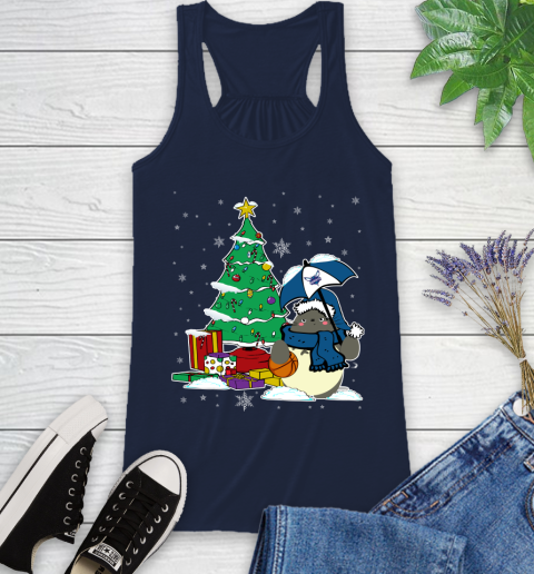 Charlotte Hornets NBA Basketball Cute Tonari No Totoro Christmas Sports Racerback Tank 10