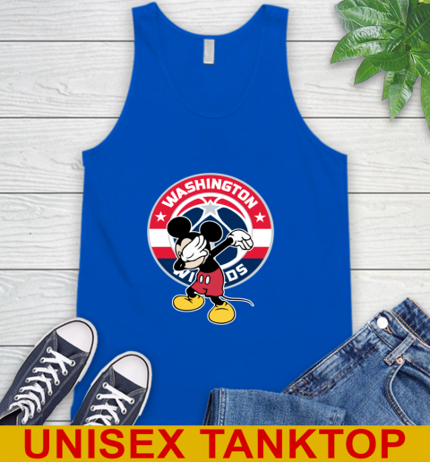 Washington Wizards NBA Basketball Dabbing Mickey Disney Sports Tank Top 5
