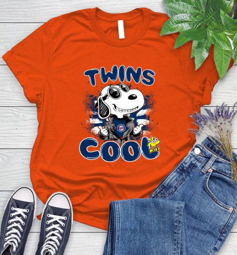 MLB Baseball Minnesota Twins Cool Snoopy Shirt Women's T-Shirt 3