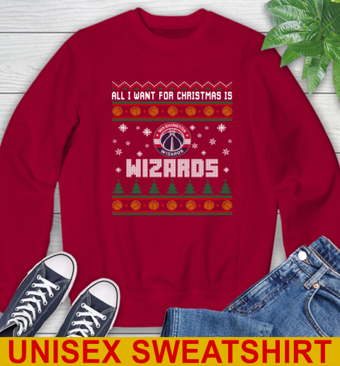 NBA Basketball All I Want For Christmas Is Washington Wizards 33