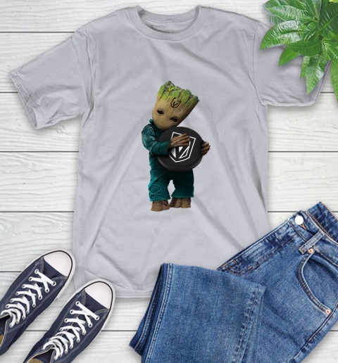 NHL Groot Guardians Of The Galaxy Hockey Sports Vegas Golden Knights T-Shirt 6
