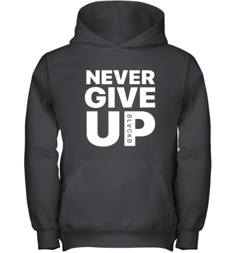 Mohamed Salah Never Give Up Black Youth Hoodie