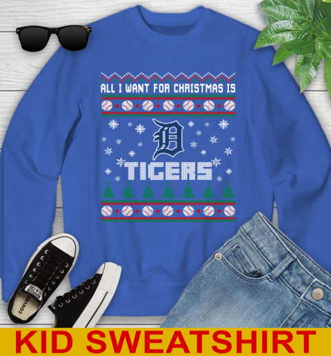 MLB All I Want For Christmas Is Detroit Tigers Baseball Sports 114