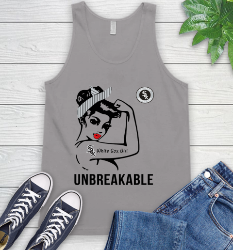 MLB Chicago White Sox Girl Unbreakable Baseball Sports Tank Top 2
