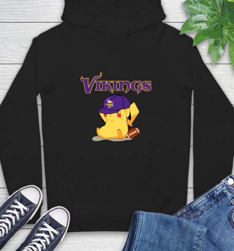 NFL Pikachu Football Sports Minnesota Vikings Hoodie 2