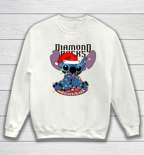 Arizona Diamondbacks MLB noel stitch Baseball Christmas Sweatshirt