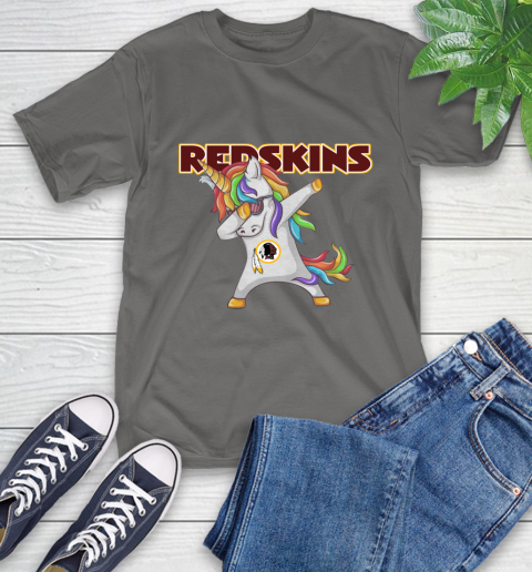 Washington Redskins NFL Football Funny Unicorn Dabbing Sports T-Shirt 21