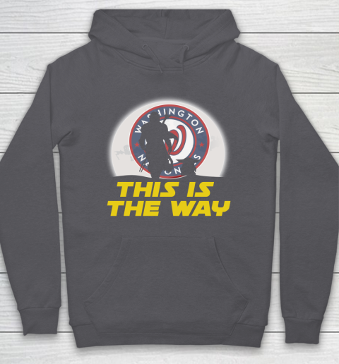 Washington Nationals MLB Baseball Star Wars Yoda And Mandalorian This Is The Way Hoodie 4