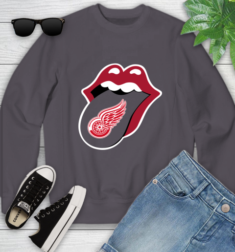 Detroit Red Wings NHL Hockey Lips I Root For My Team Adoring Fan 120