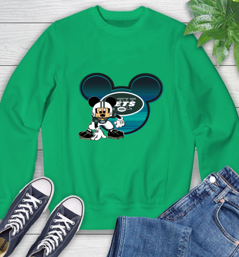 NFL New York Jets Mickey Mouse Disney Football T Shirt Sweatshirt 6