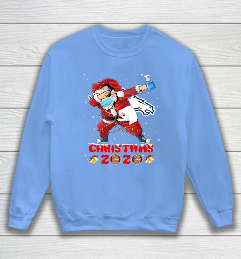 Denver Broncos Funny Santa Claus Dabbing Christmas 2020 NFL Sweatshirt 8