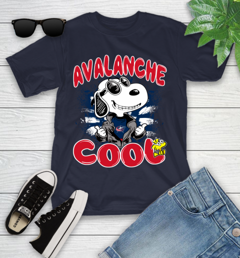 NHL Hockey Columbus Blue Jackets Cool Snoopy Shirt Youth T-Shirt 2