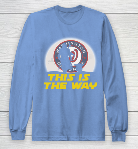 Washington Nationals MLB Baseball Star Wars Yoda And Mandalorian This Is The Way Long Sleeve T-Shirt 8