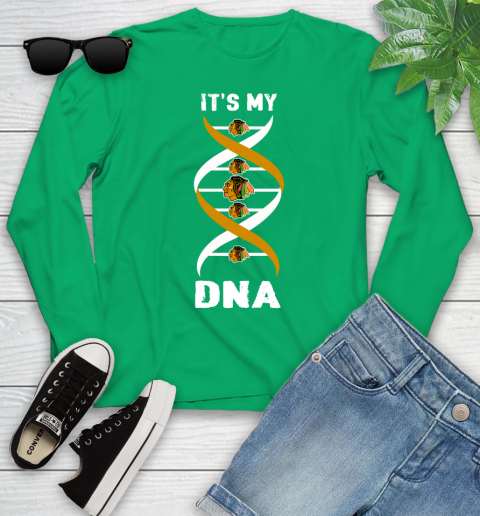Chicago Blackhawks NHL Hockey It's My DNA Sports Youth Long Sleeve 7