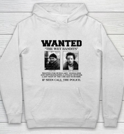 Home Alone Wanted The Wet Bandits Hoodie