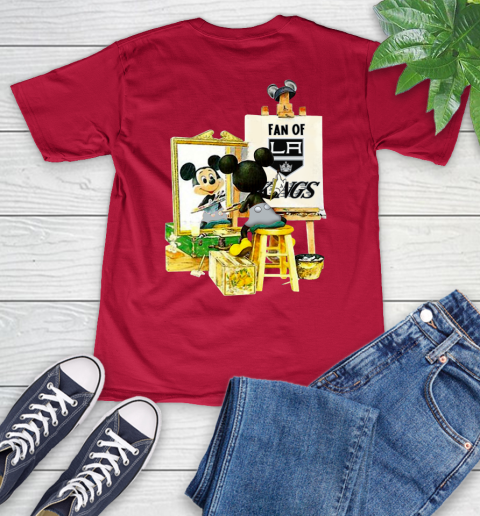 NHL Hockey Los Angeles Kings Mickey Drawing Shirt 51