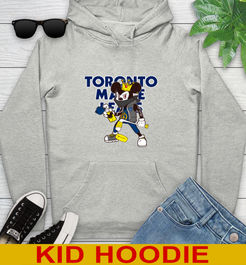 Toronto Maple Leafs NHL Hockey Mickey Peace Sign Sports Youth Hoodie
