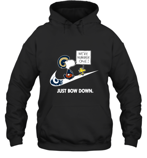 Los Angeles Rams Are Number One – Just Bow Down Snoopy Hoodie
