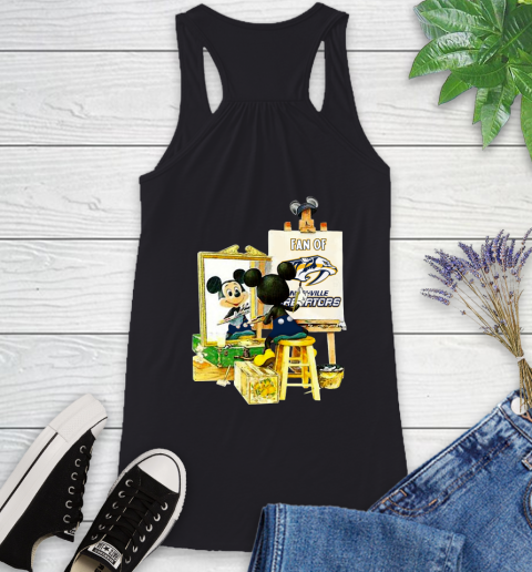 NHL Hockey Nashville Predators Mickey Drawing Shirt 37