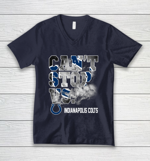 NFL Indianapolis Colts Can't Stop Vs V-Neck T-Shirt 2