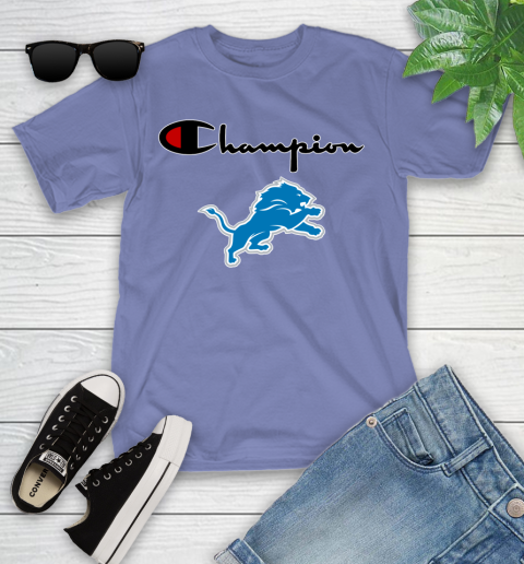 NFL Football Detroit Lions Champion Shirt Youth T-Shirt 12