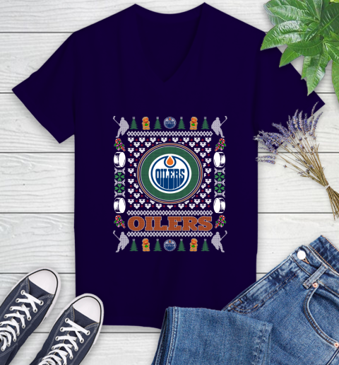 Edmonton Oilers Merry Christmas NHL Hockey Loyal Fan Ugly Shirt 76