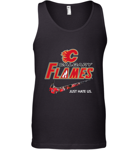 NHL Team Calgary Flames x Nike Just Hate Us Hockey Tank Top