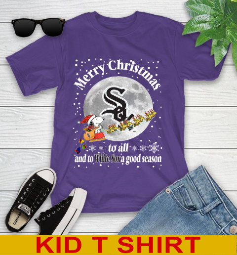 White Sox Merry Christmas To All And To White Sox A Good Season MLB Baseball Sports Youth T-Shirt 3