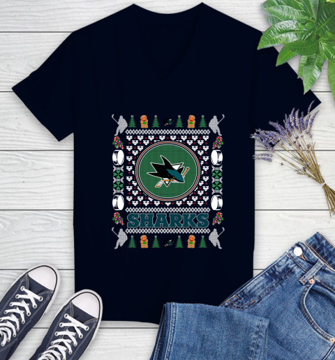 San Jose Sharks Merry Christmas NHL Hockey Loyal Fan Ugly Shirt 75