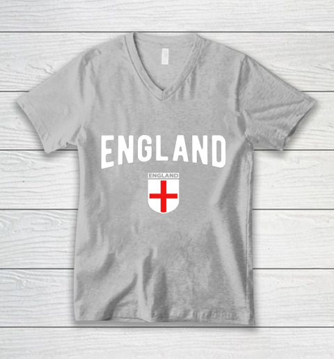 England Soccer Jersey 2021 2022 Football Team V-Neck T-Shirt 3