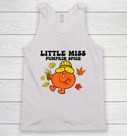 Little Miss Pumpkin Spice Cute Fall Pumpkin Thanksgiving Tank Top