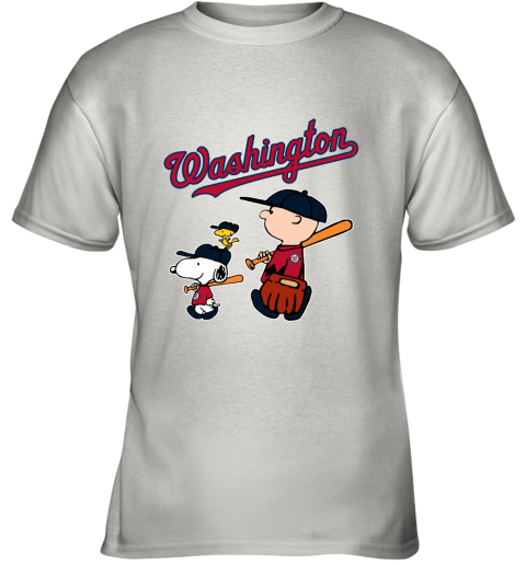 Washington Natonals Let's Play Baseball Together Snoopy MLB Youth T-Shirt