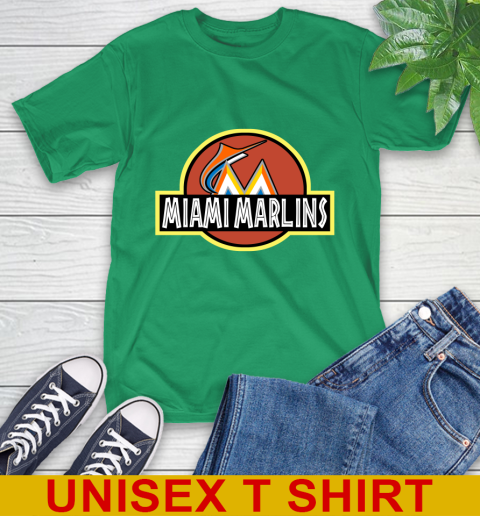 MLB Miami Marlins Jurassic Park Dinosaur Movie Baseball Sports 7
