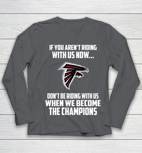 NFL Atlanta Falcons Football We Become The Champions Youth Long Sleeve 6
