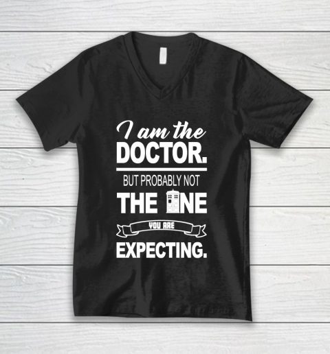 Doctor Who Shirt I am the Doctor V-Neck T-Shirt