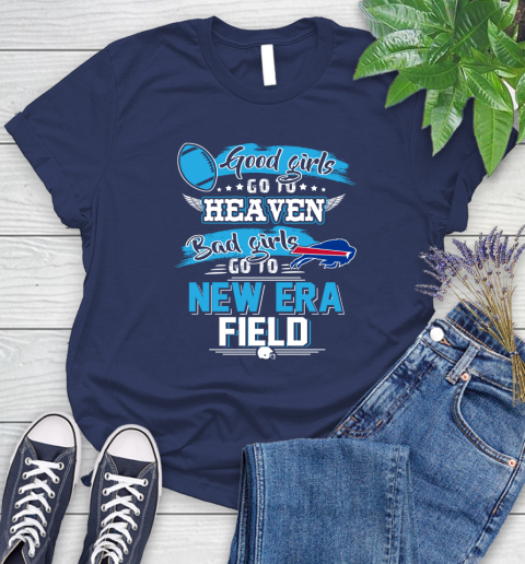 Buffalo Bills NFL Bad Girls Go To New Era Field Shirt Women's T-Shirt 14
