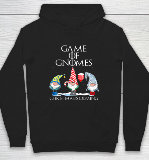 Funny Game Of Gnomes Christmas Is Coming Elf Hoodie