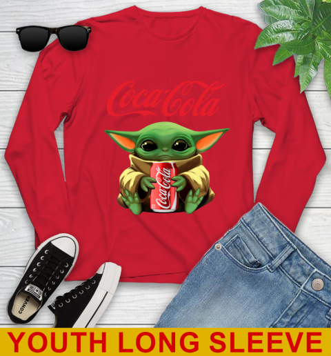 Star Wars Baby Yoda Hugs Coca Cola Soft Drink Shirt 132
