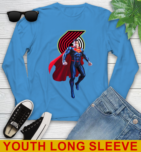 NBA Awesome Superman Basketball Sports Portland Trail Blazers 129